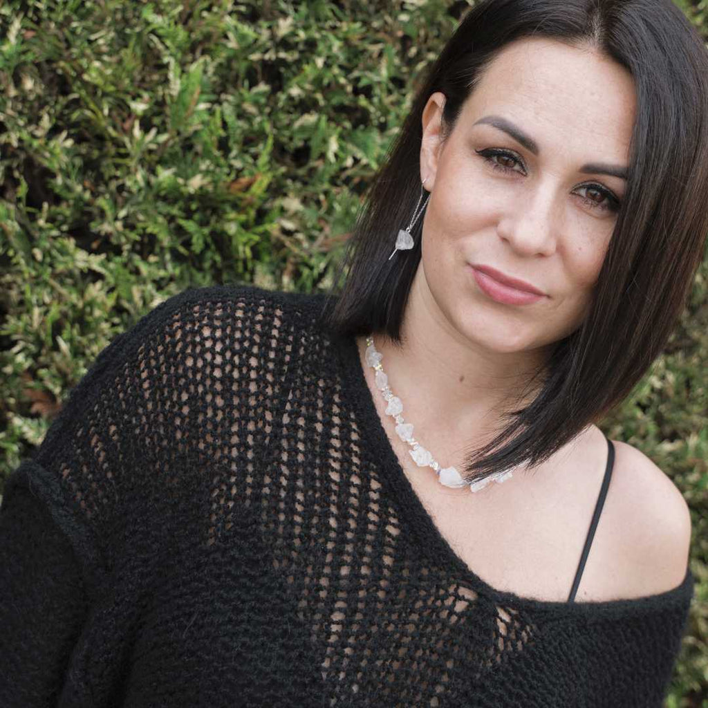 Necklace “Crystal Shadows”