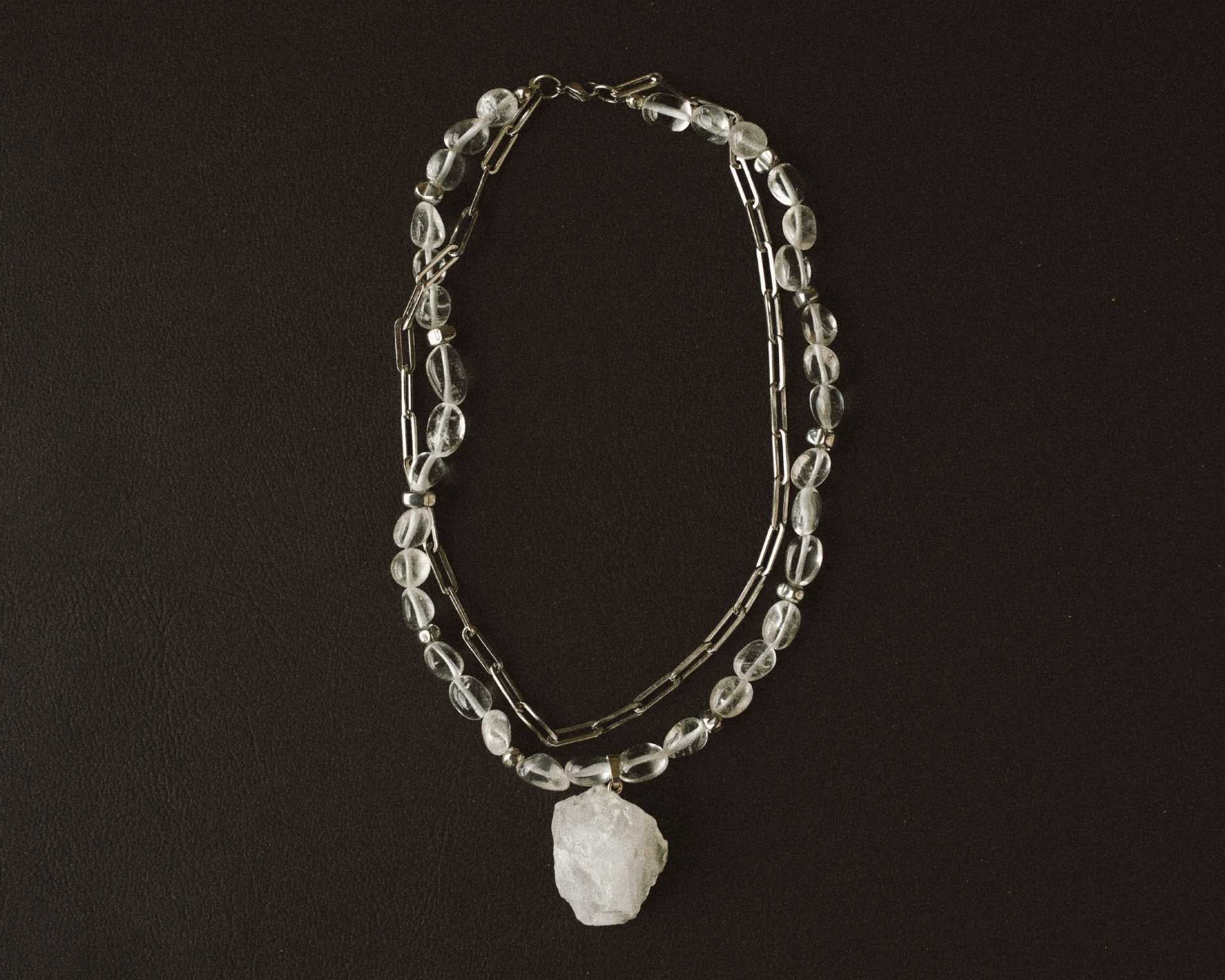 Necklace “Frozen Light”