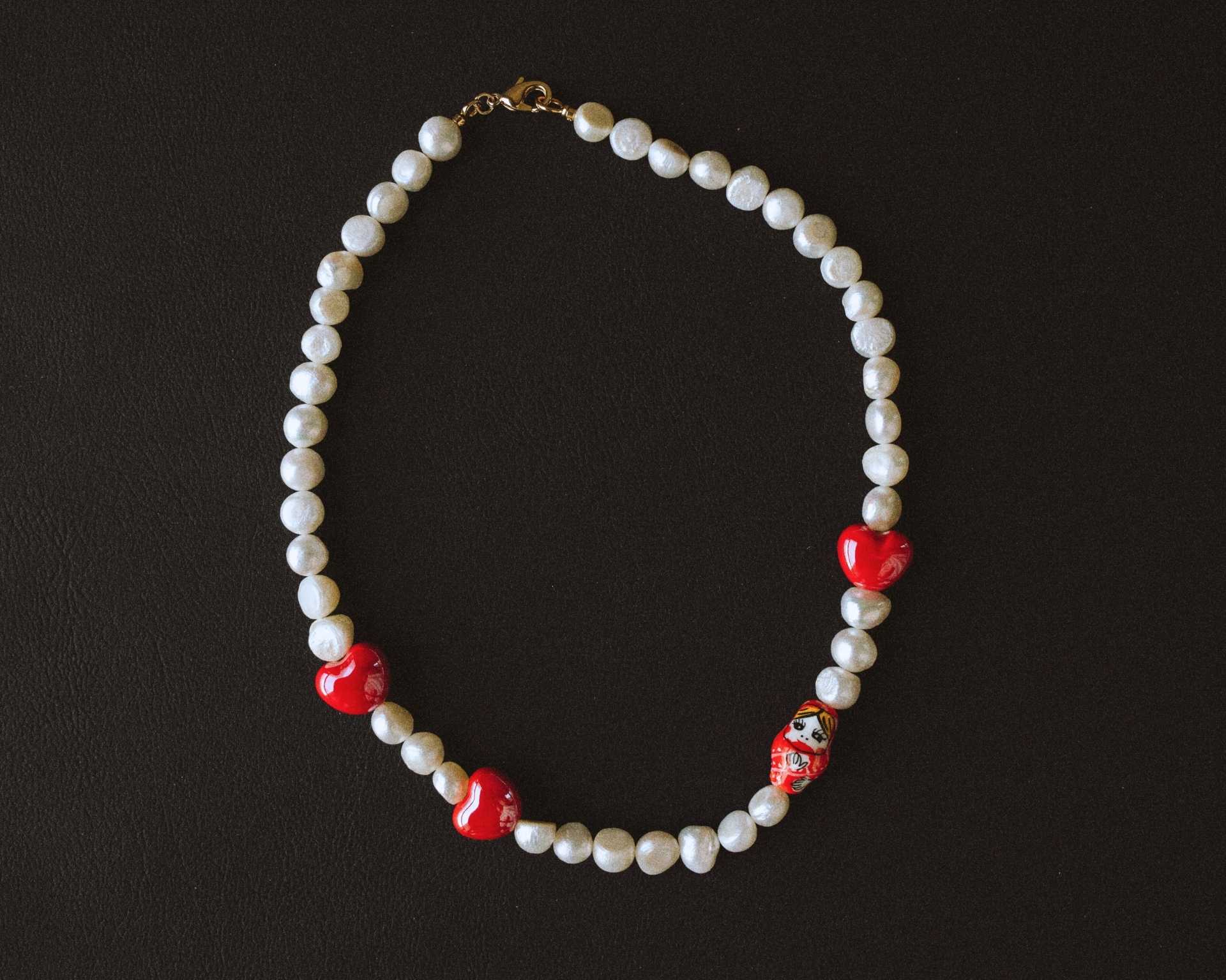 Necklace “Matryoshka Heart”