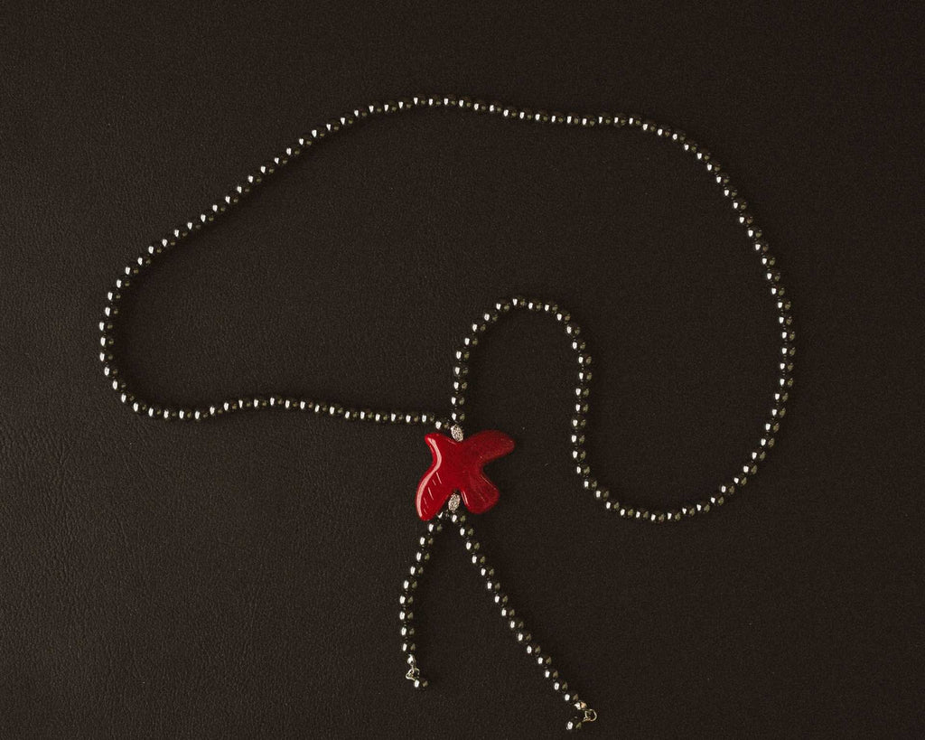 Necklace “Red Flight”