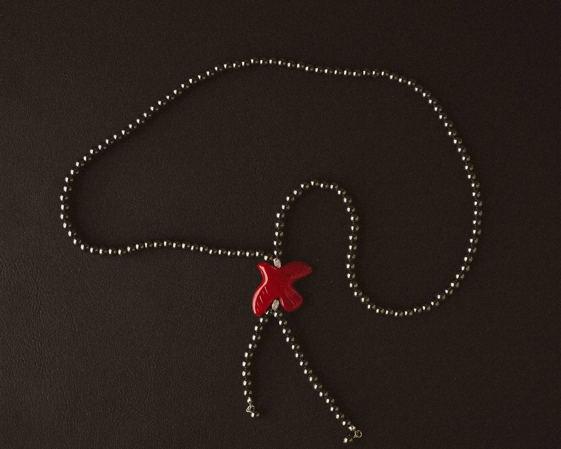 Necklace “Red Flight”