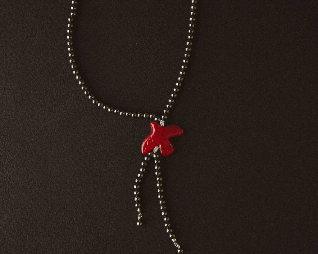 Necklace “Red Flight”