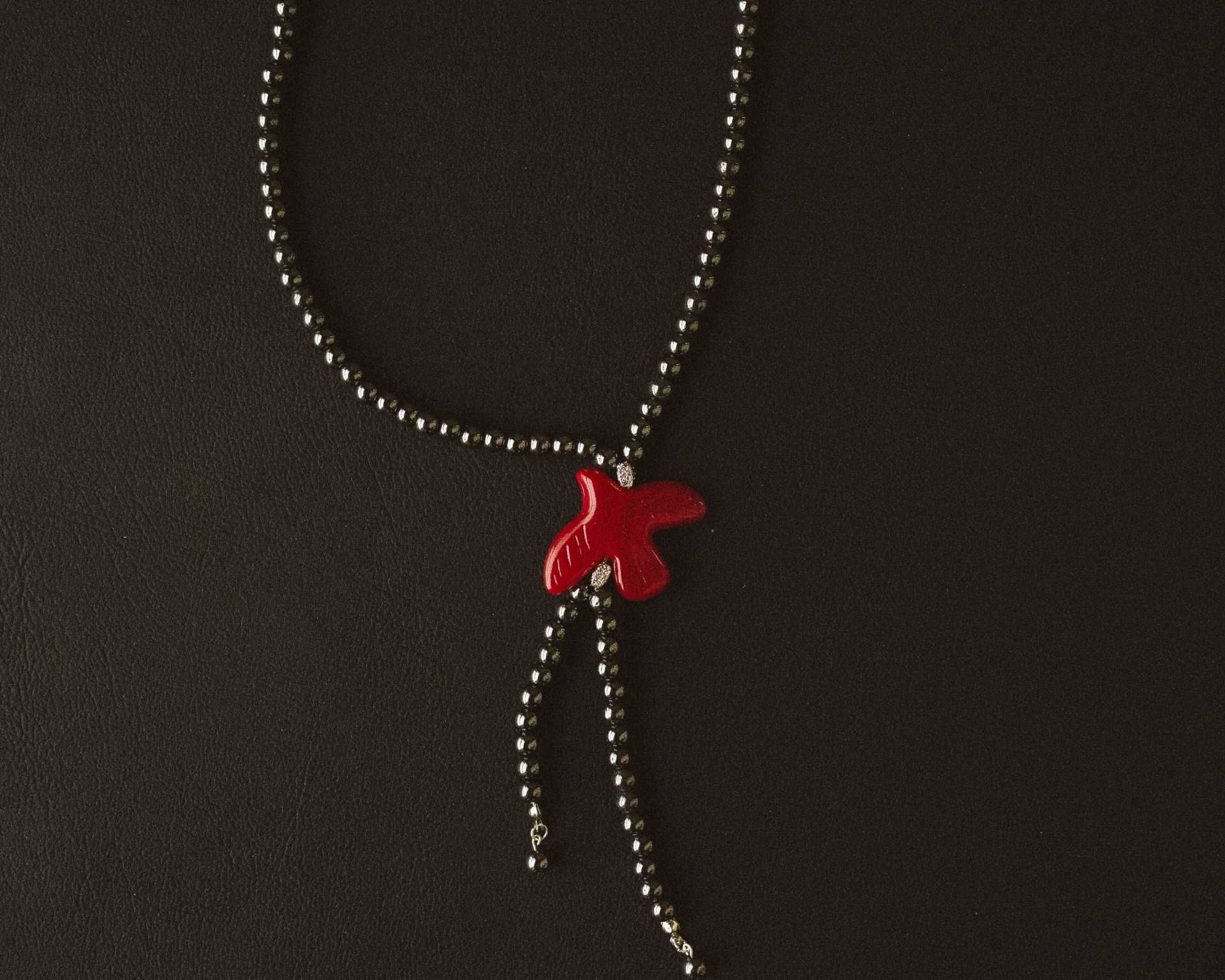 Necklace “Red Flight”