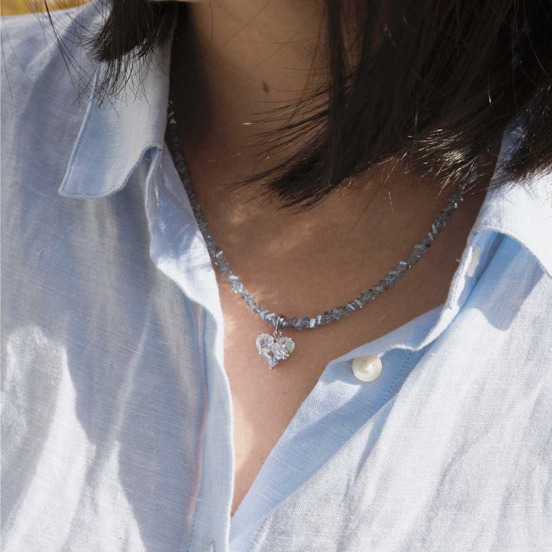 Necklace “Midnight Spark”